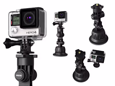 GoPro Holder - High-Detail Product Render for Tech & Accessories