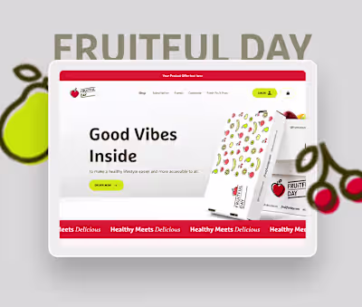 FRUITFUL DAY - Website UI UX Design :: Behance