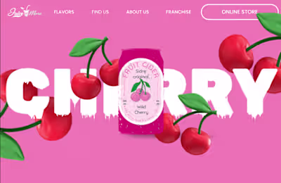 Animated Slider for JuiceMore Cider
