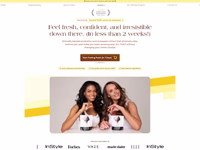 E-commerce Direct Response Landing Page
