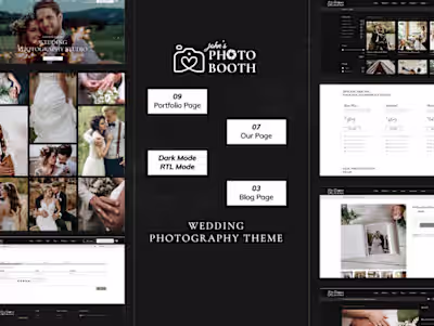 Photobooth - Photography Portfolio eCommerce Theme