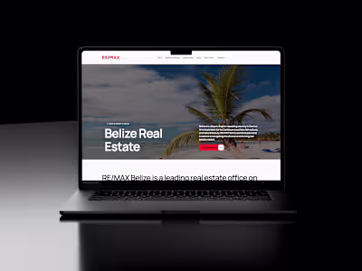 RE/MAX Belize Website Redesign and Development