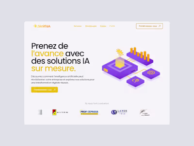 Web Design, Logo Design & Custom Illustration - ZénithIA