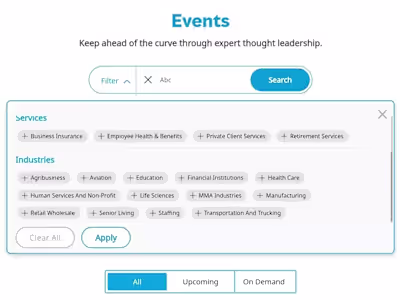 MMA corporate website