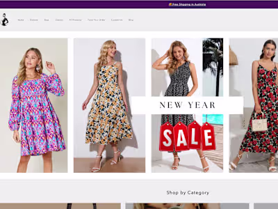 Serenity Boutiques Shopify Store Redesign
