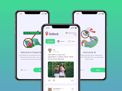 Grapevine Social Mobile Application