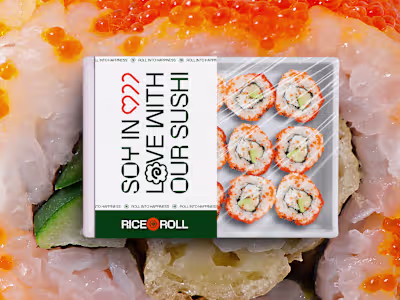 Rice Roll (Sushi) - Branding
