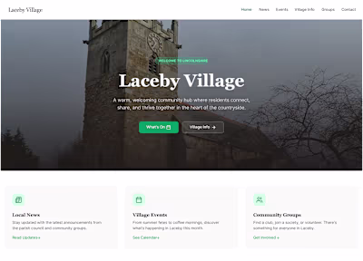 Village Community Website