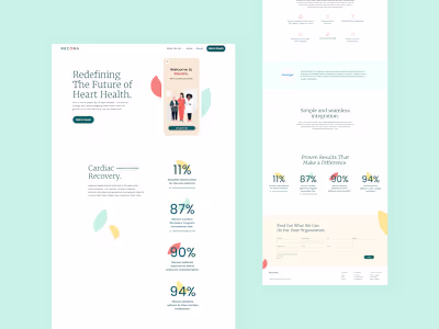 Recora Health Website Design