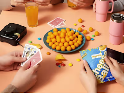Cheese Balls Snack Packaging Design Project