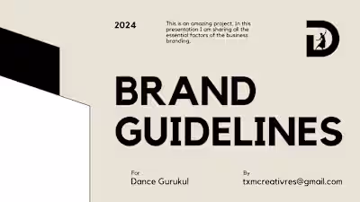 Brand Identity Revamp for Dance Class