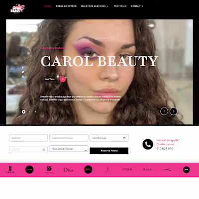 Carol Beauty – Complete Branding & Web Design Package