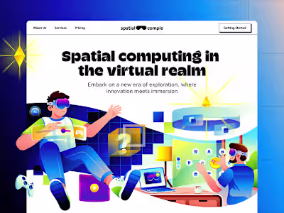 Vector Illustrations for Website
