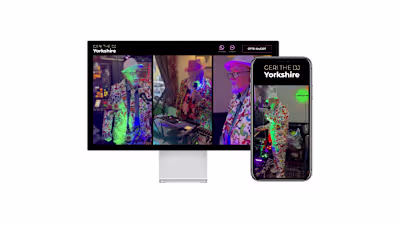 DJ One-Page Website Design