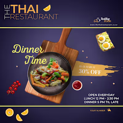 Dinner post :: Behance