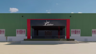 Exterior Render Of Borno State Solar Panel Plant