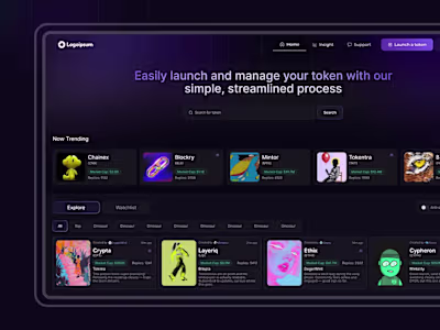 Web3 Token Launch & Social Platform Design