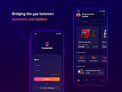 Truck Bidding App