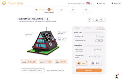 SolarHub Marketplace web application UI Design