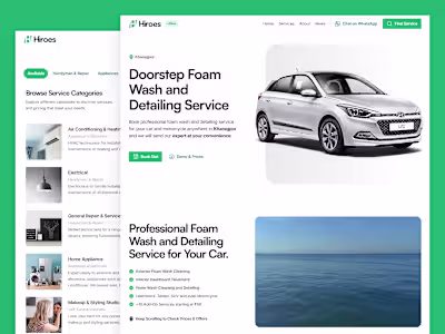 Hiroes—Adaptive Website Development
