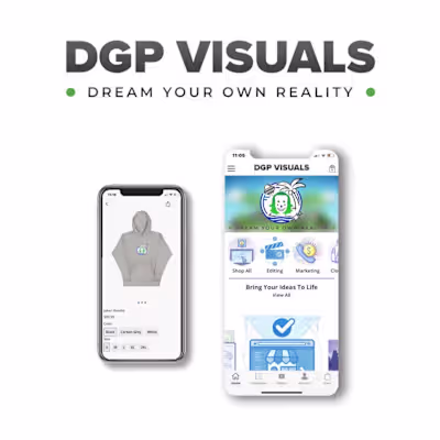 DGP Visuals App - Mockups