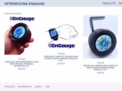 E-commerce Web Design for New Product