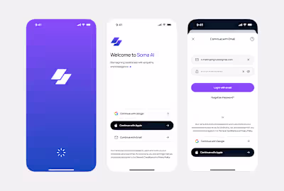 AI Agent for Healthcare. Mobile app screen