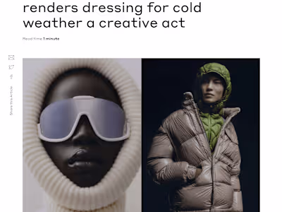 Branded coverage: Moncler 2023 Holiday Campaign