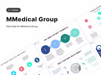 Pitch Deck for MMedical Group