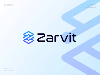 Abstract Letter Z, Software, Technology Logo. This unique de...