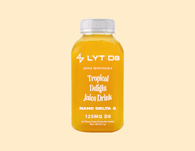 Product Label Design: LYT D8 Nano Delta 8 Juice