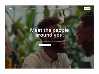 LinkUp: Designing a Landing Page for Real-World Connection