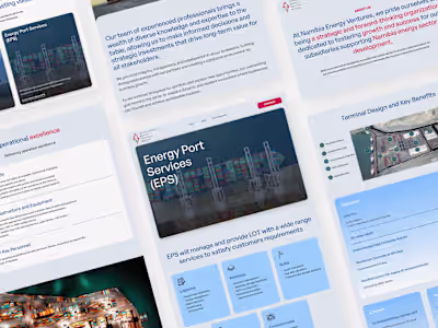 Namibev website | UX/UI Design & WordPress Development