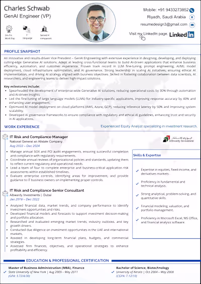 ⭐ Designing high-quality resume samples for clients. Sharing...