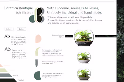 Botanica Boutique – Website Refresh