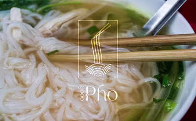 Oooh Pho branding (vietnamese restaurant) 