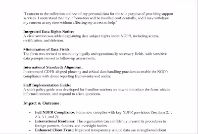  NGO Intake & Consent Forms Legal Compliance Review