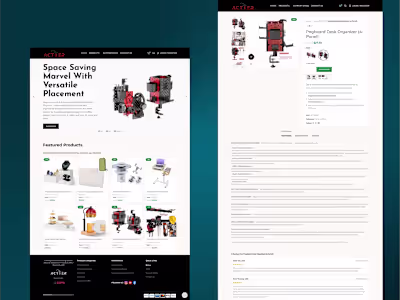 [ Ecommerce Website ] ActierStore - Zupio Brand