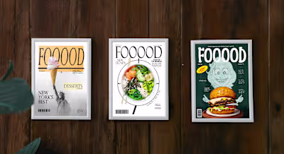FOOOOD: Magazine Cover Designs