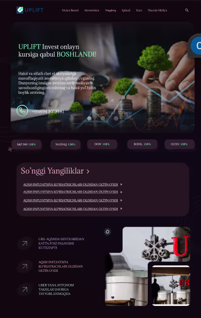 Figma redesign for action saler site