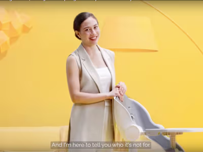Copywriter For Oribel Cocoon Z High Chair Ad