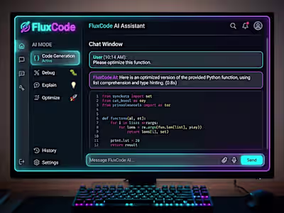 FluxCode — AI Code Assistant (Gemini-Powered)