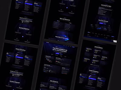 SaaS Product Website Landing Page Design & Development