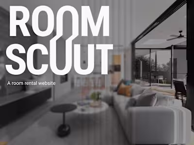 Room Scout | Rent Room Website :: Behance