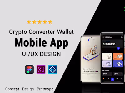 Modern mobile UI UX design and app UI UX design