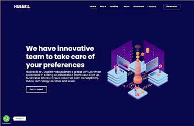 IT agency website redesign