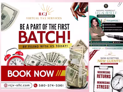 2 Flyer Designs for Tax