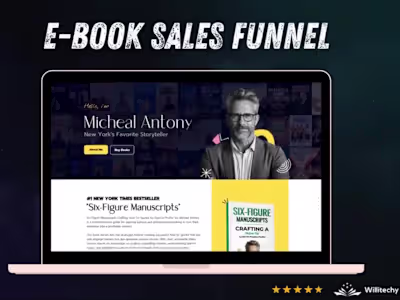 E-book Sales Funnel for a Storyteller