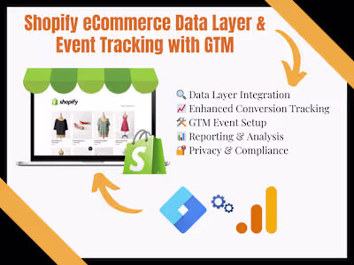 🛍️ Shopify eCommerce Data Layer & Event Tracking with GTM 📊