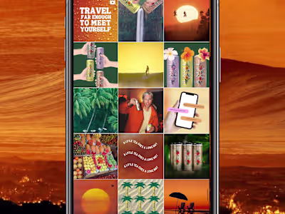 Brand Identity, Social Media, UGC, Graphics: Jungle Tea